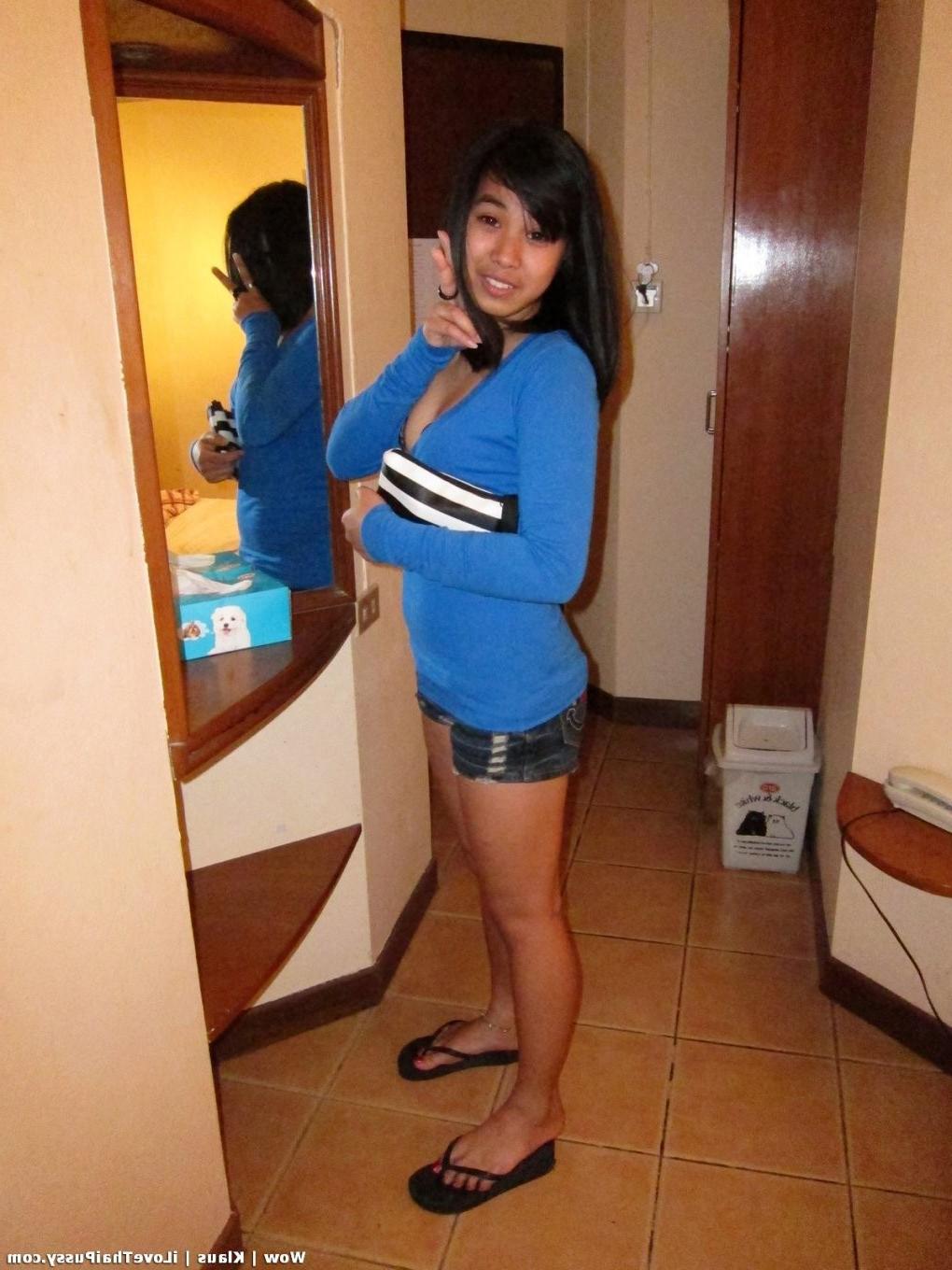 24P Sex Tourist Penetrates Amateur Thai Hookers Bareback Shaved Asian Teen Pussy