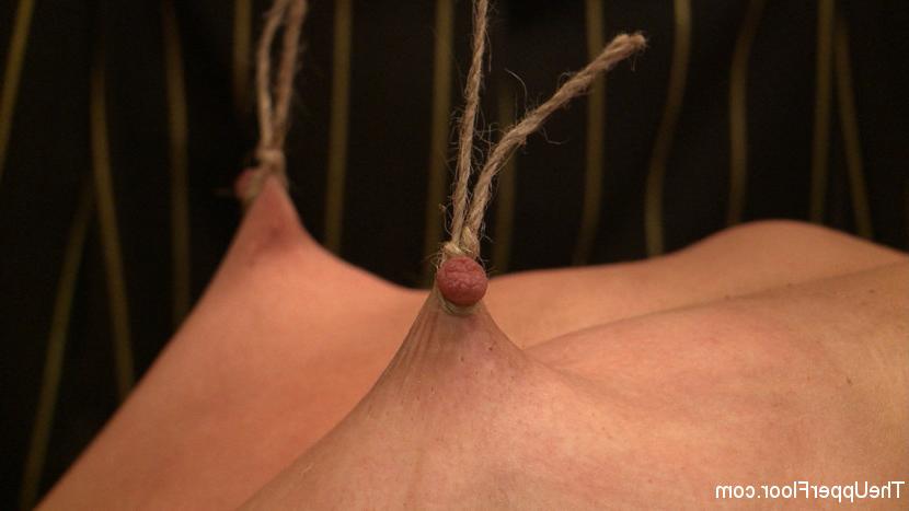 16P Odile amateur babe in bondage her nipples tortured
