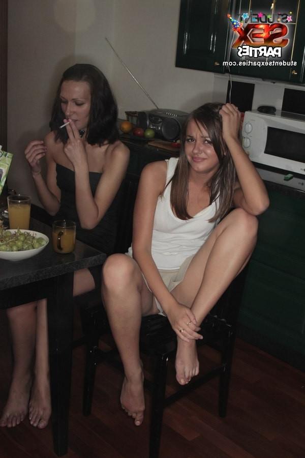 8P Wild group sex on a real student party