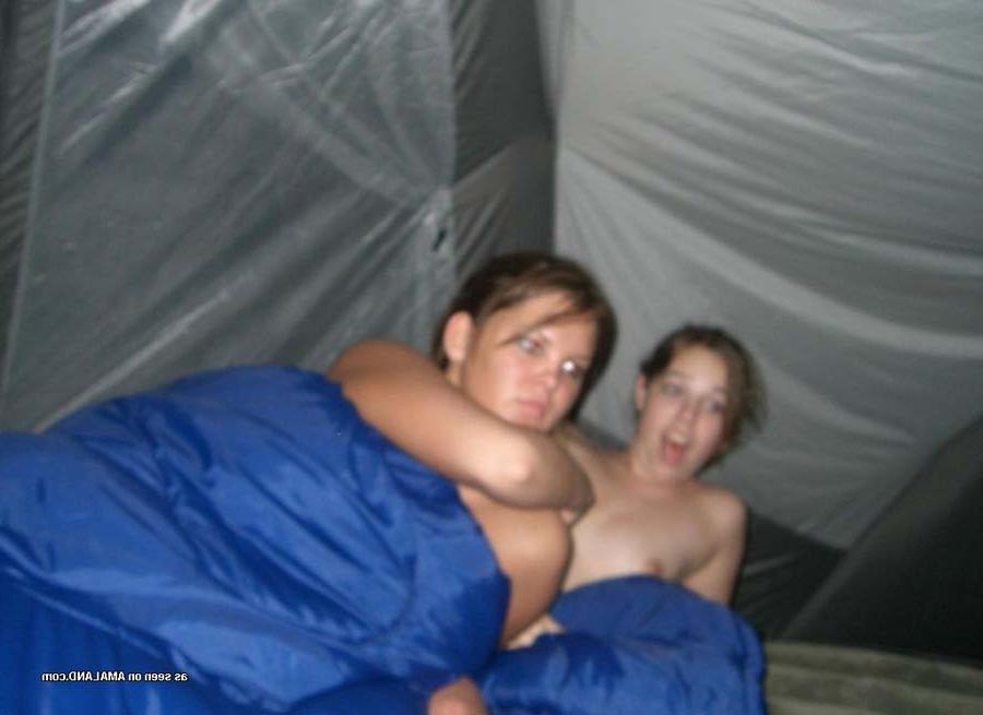 15P Nice picture gallery of naughty naked amateur lesbos camping 