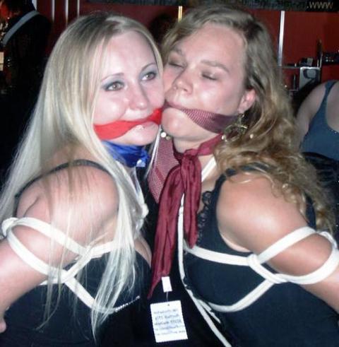 12P Cute amateur teen girls tied down and teased