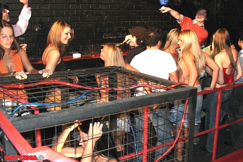 16P Drunk babes hardcored from wall to wall at crazy party gangbang