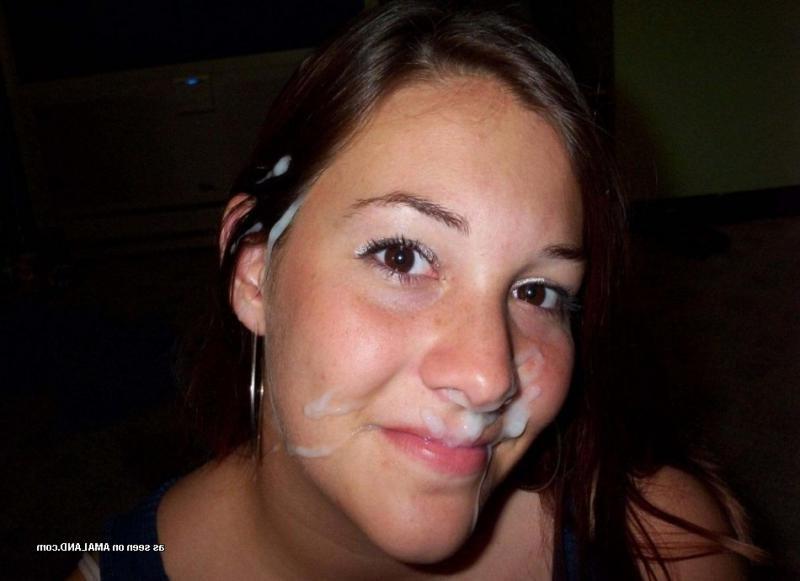 15P Horny amateur girlfriends taking messy cumshots