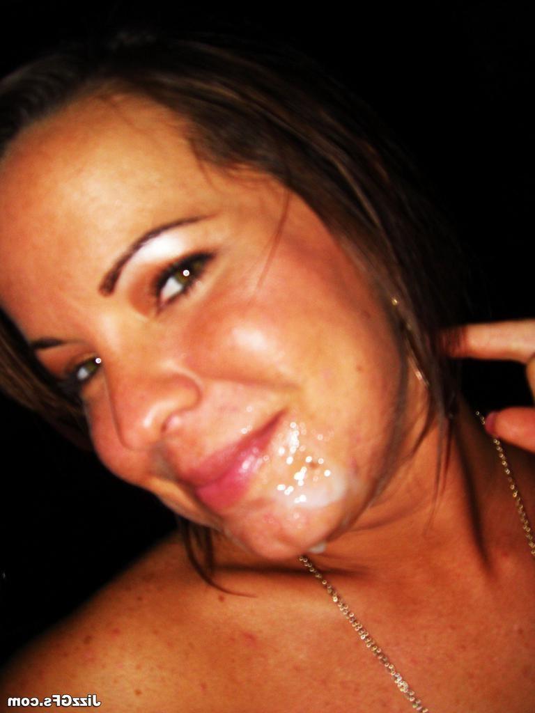 15P Amateur wife gives blowjob for facial cumshot in homemade pix