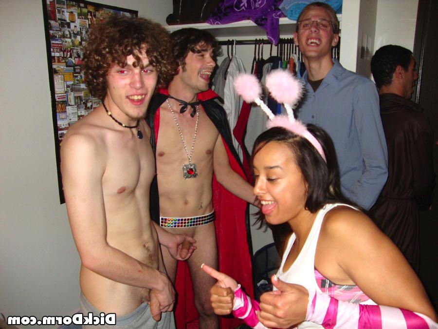 16P Check out this amazing real dorm room gay sex party hot amateur pics