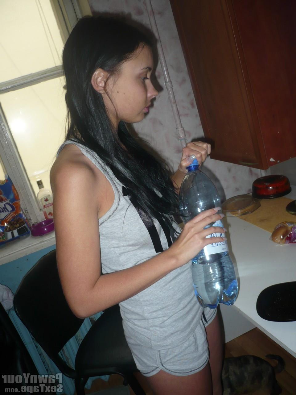 15P Hot home made porn with teen Sandra showing off her perky tits and perfect ass
