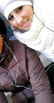 7P Hijab beauty face girl.