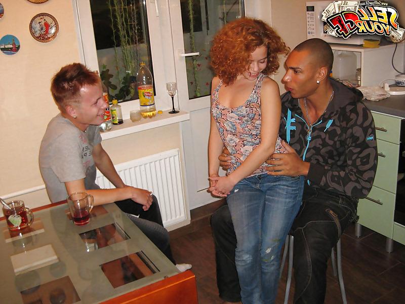 16P Huge black cock for her