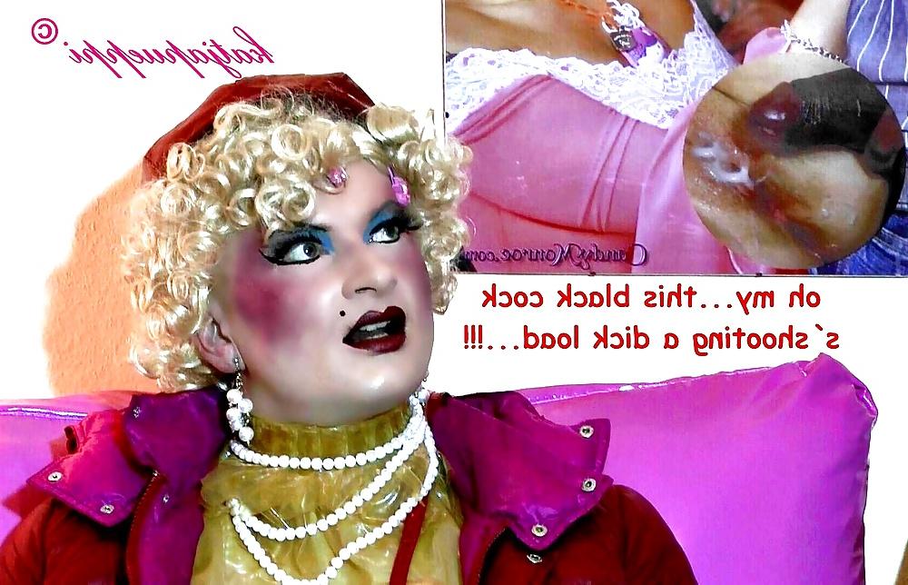 7P Dirty rubber transgender whore