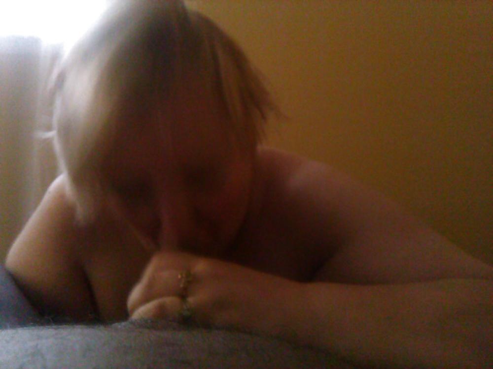 25P Spanking sub sucks cock