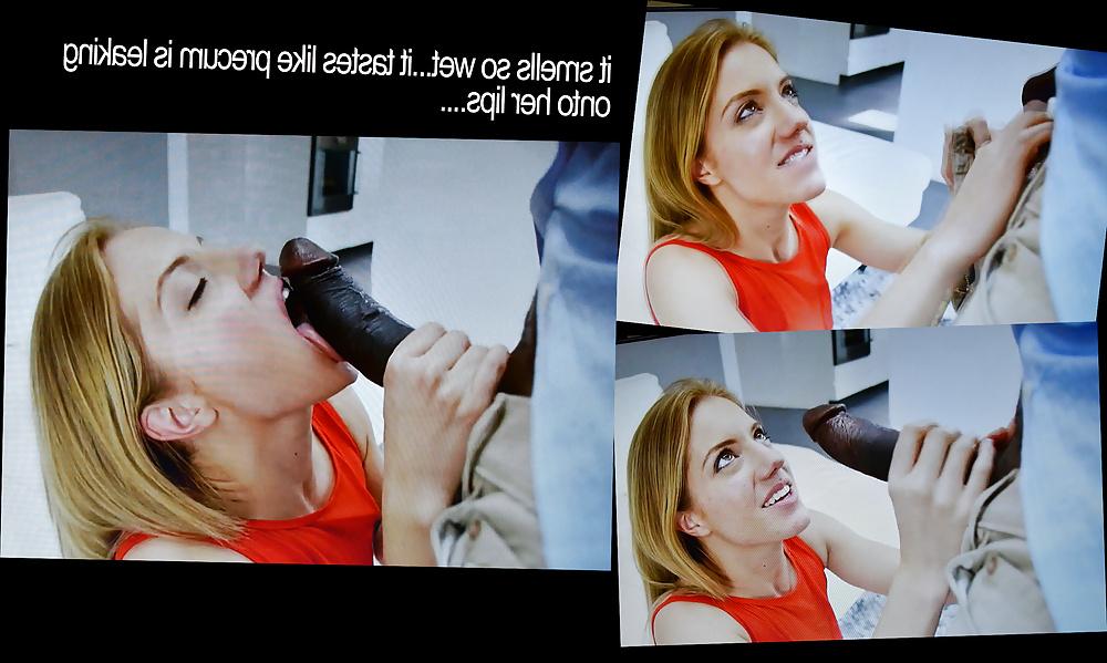 9P She had to try after her girlfriends told her about BBC...