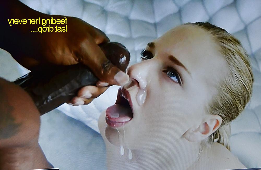 14P The blonde craves big black snake 