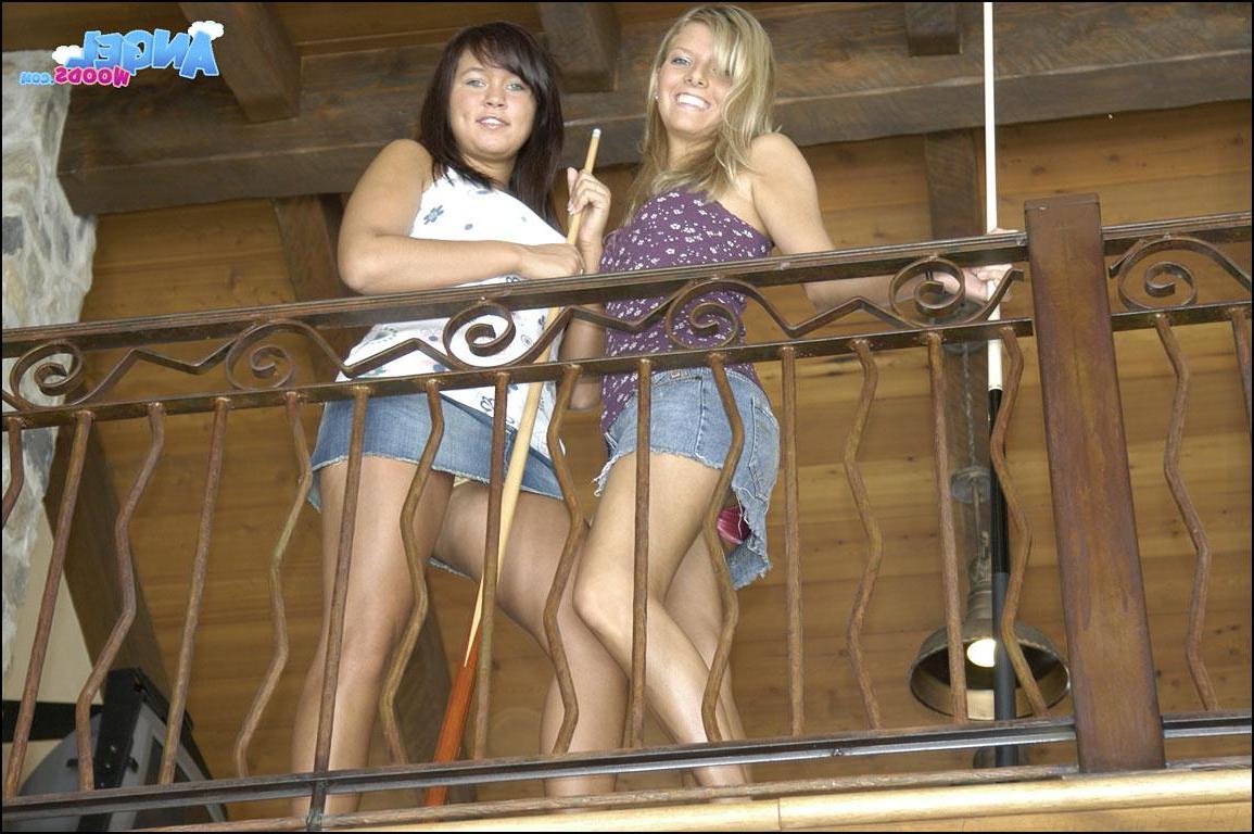 20P Pictures of Angel Woods messing around with a girlfriend