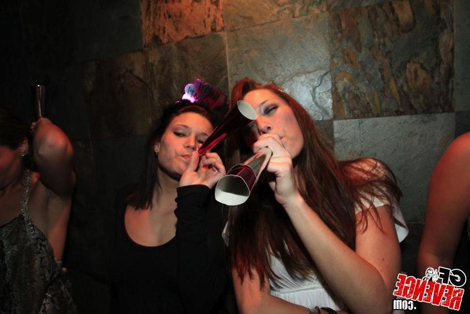 10P Horny girlfriends give each other lesbian pleasure in the night club bathroom