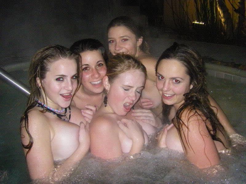 14P Hot lesbian college girls go wild at a party
