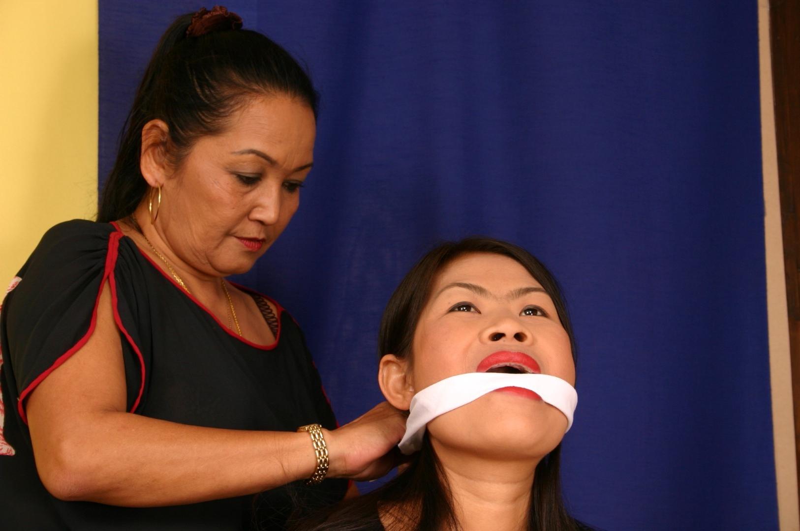 16P Lesbian asian bondage and chubby amateur domination