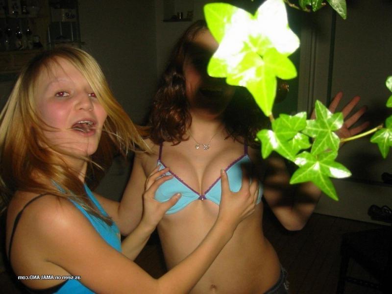 14P Hot naughty lesbian lovers grabbing each other's tits