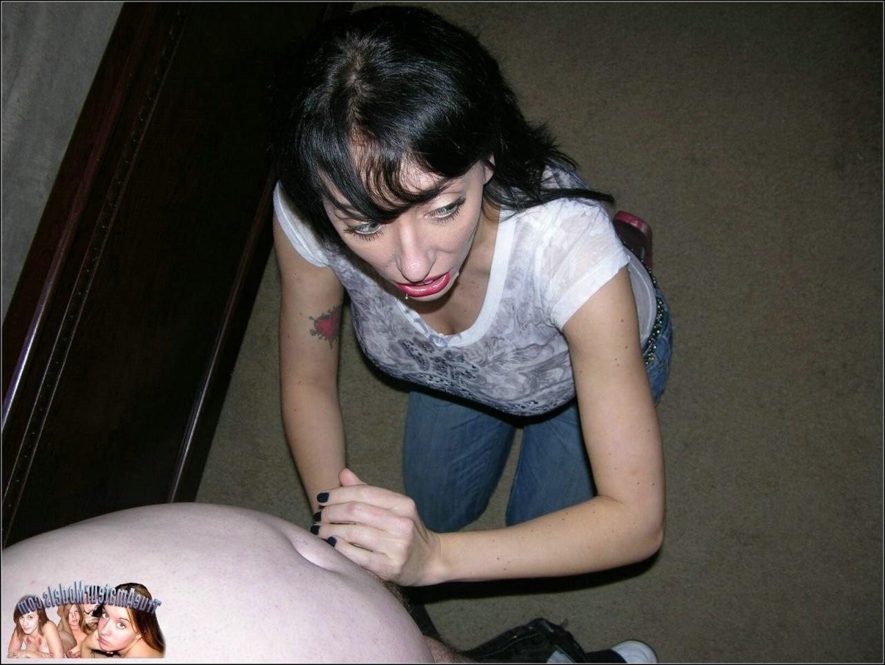 25P Hot Busty Amateur Milf Stroking Guy Messy Cum Blasting Handjob