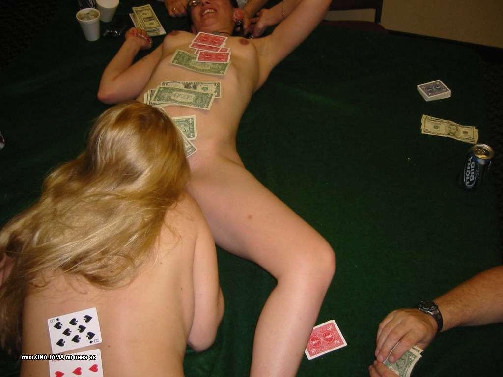 16P Hot photos of kinky amateur lesbians playing poker and fuck