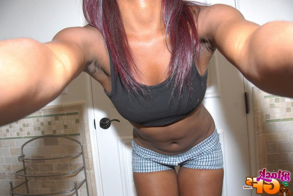 15P Interracial amateur black GF fucking white cock
