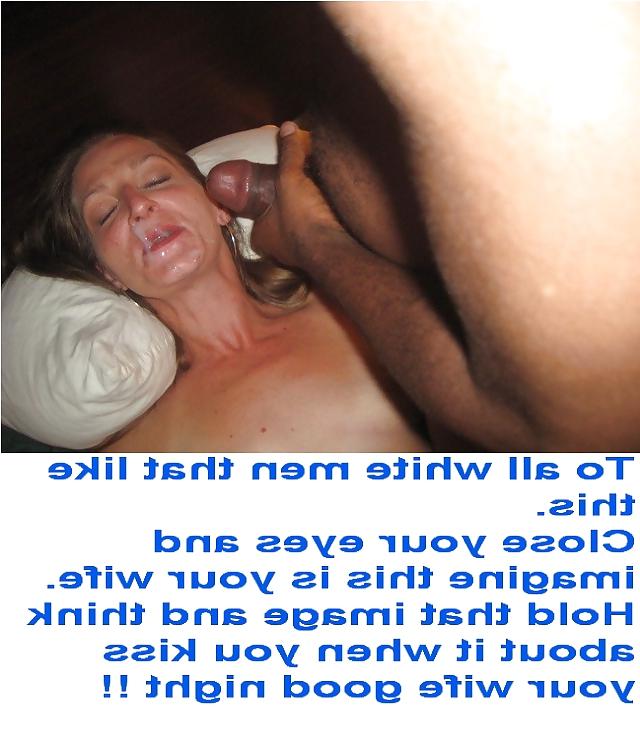 25P White wives getting facial interracial