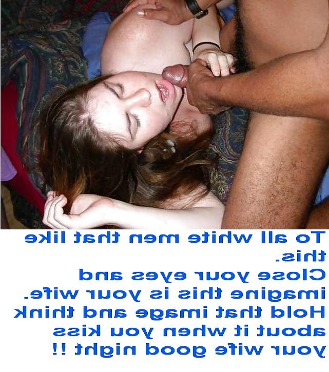 25P White wives getting facial interracial