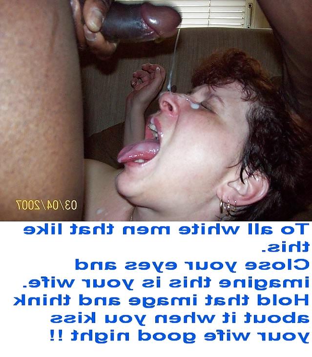25P White wives getting facial interracial