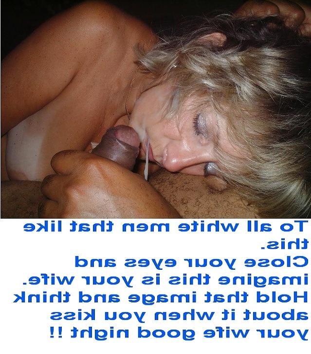25P White wives getting facial interracial