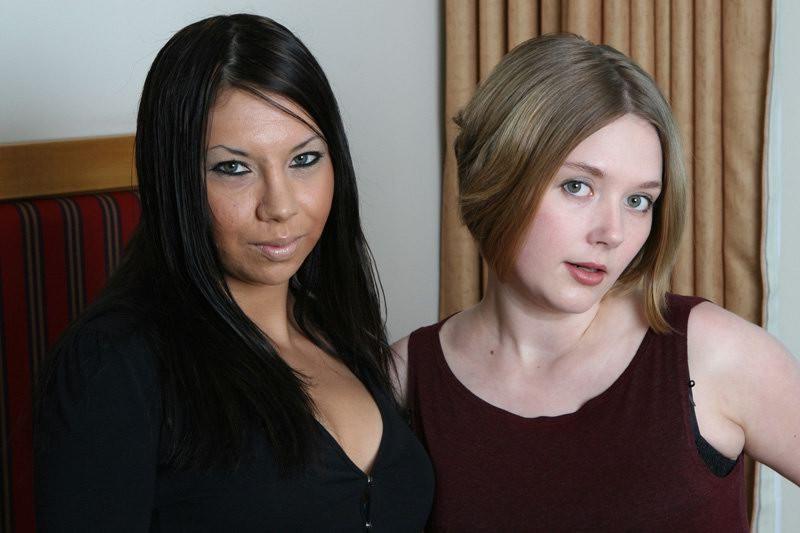 16P Two amateur lesbian girls toying pussies