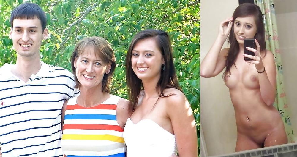 25P Sexy amateur sluts on off dressed undressed before after