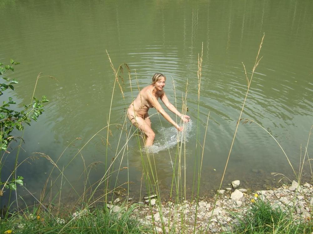 22P Eastern European Skinny Dipping Milf