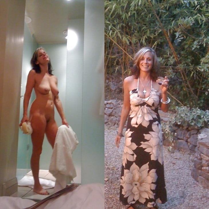 20P Amateur Wives Dressed Undressed