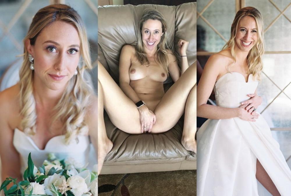 25P Hot amateur brides exposed dressed undressed on off