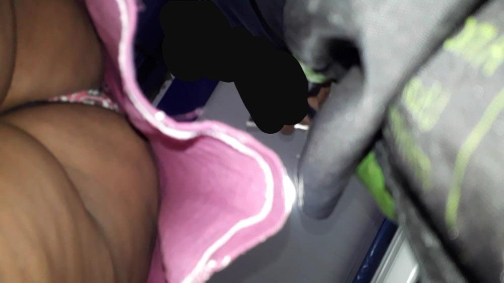 7P upskirt milf