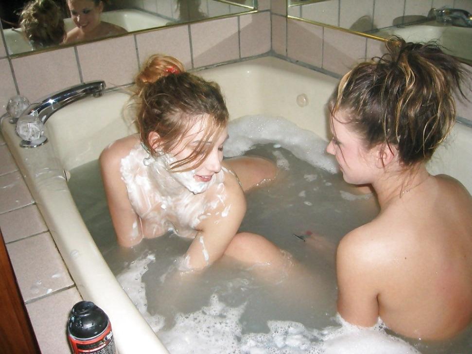 25P Lesbian Teens Shaving -Homemade