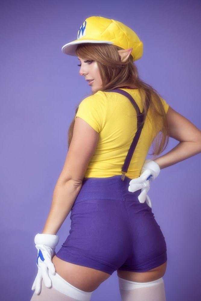 25P MARIO COSPLAY flexible ass legs costume lesbian milf squirt