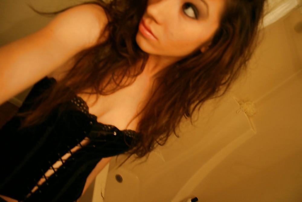 25P Amateur teen brunette