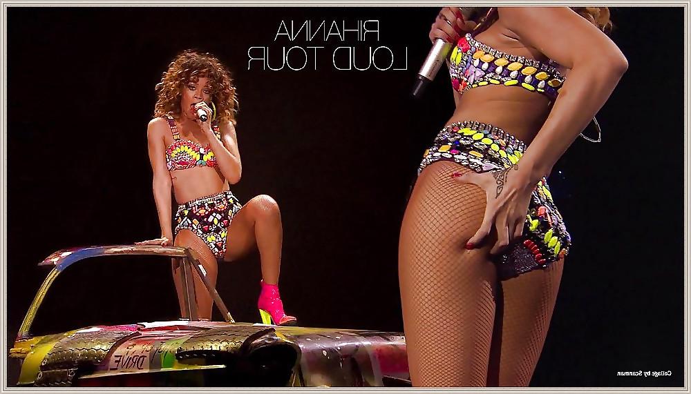 25P Rihanna - Ebony Pop Temptress Gagging for cock