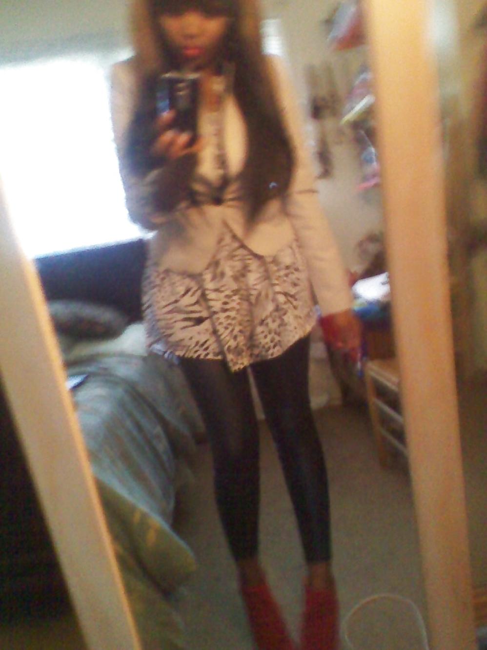25P Pretty Amateur Ebony SelfShot 3