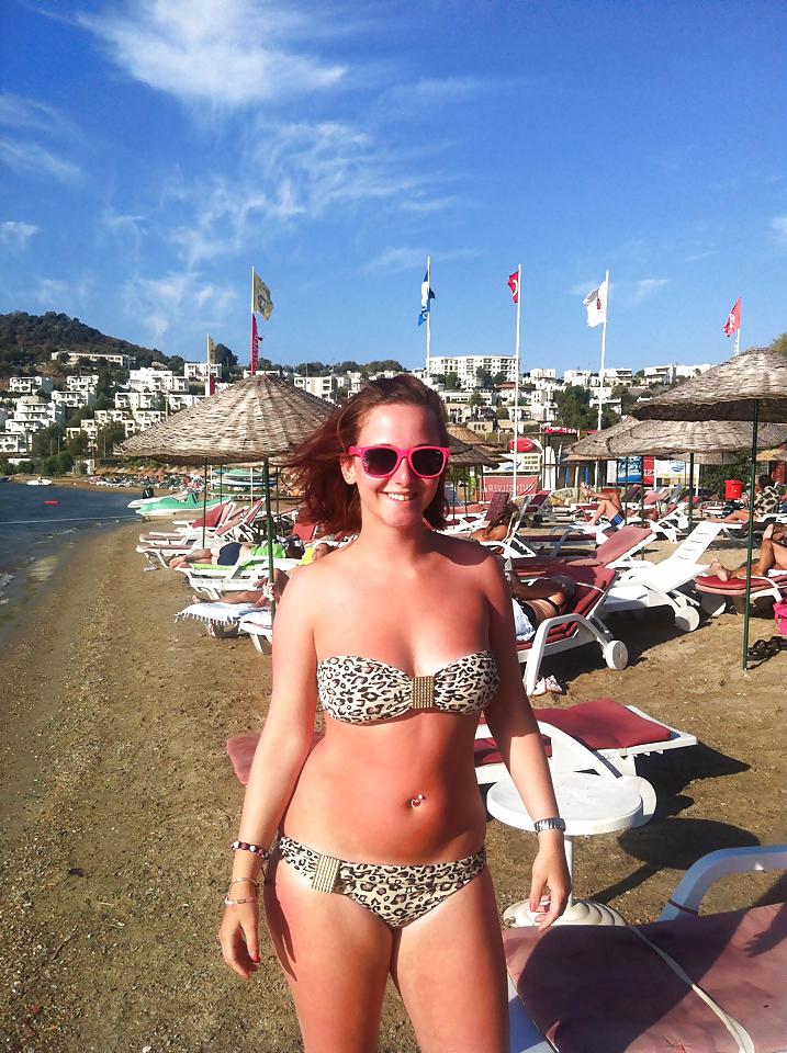 6P Amateur teen red head