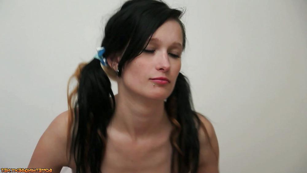 16P Sexy skinny amateur teen girl posing nude
