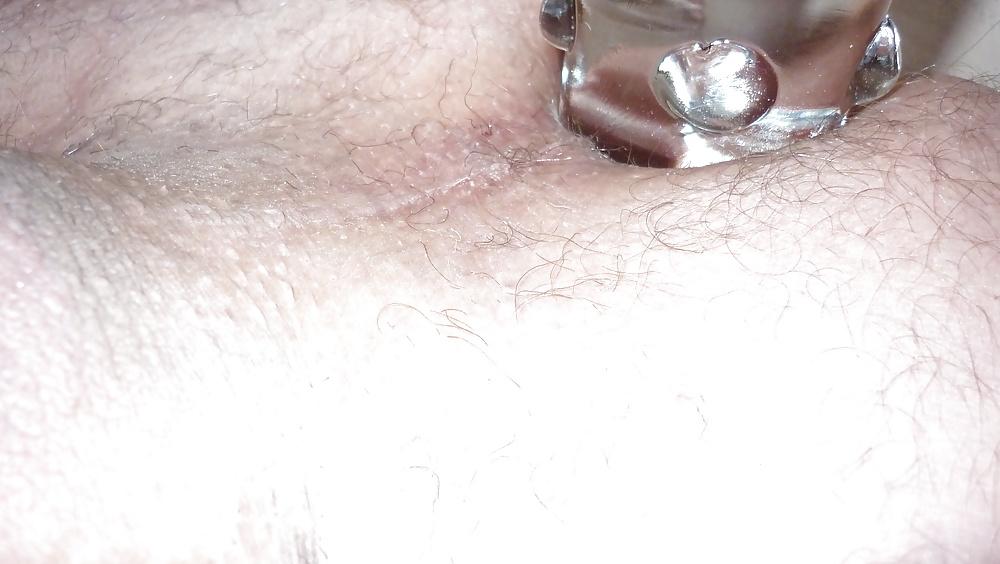 22P Huge glass dildo