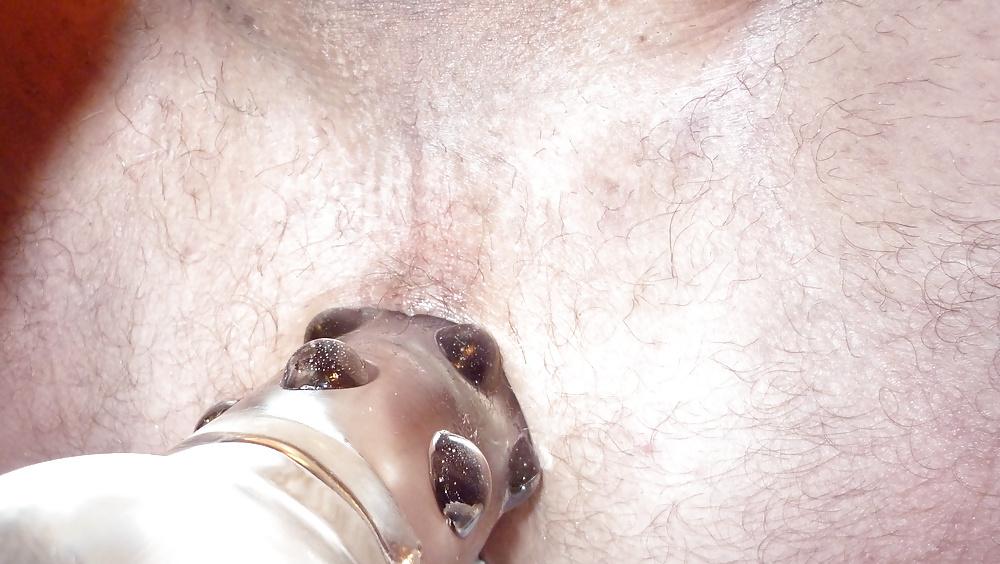 22P Huge glass dildo