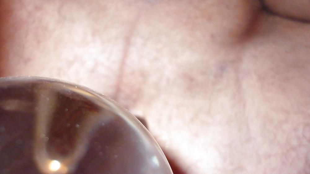 22P Huge glass dildo