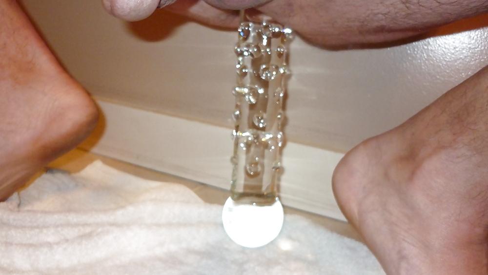 22P Huge glass dildo