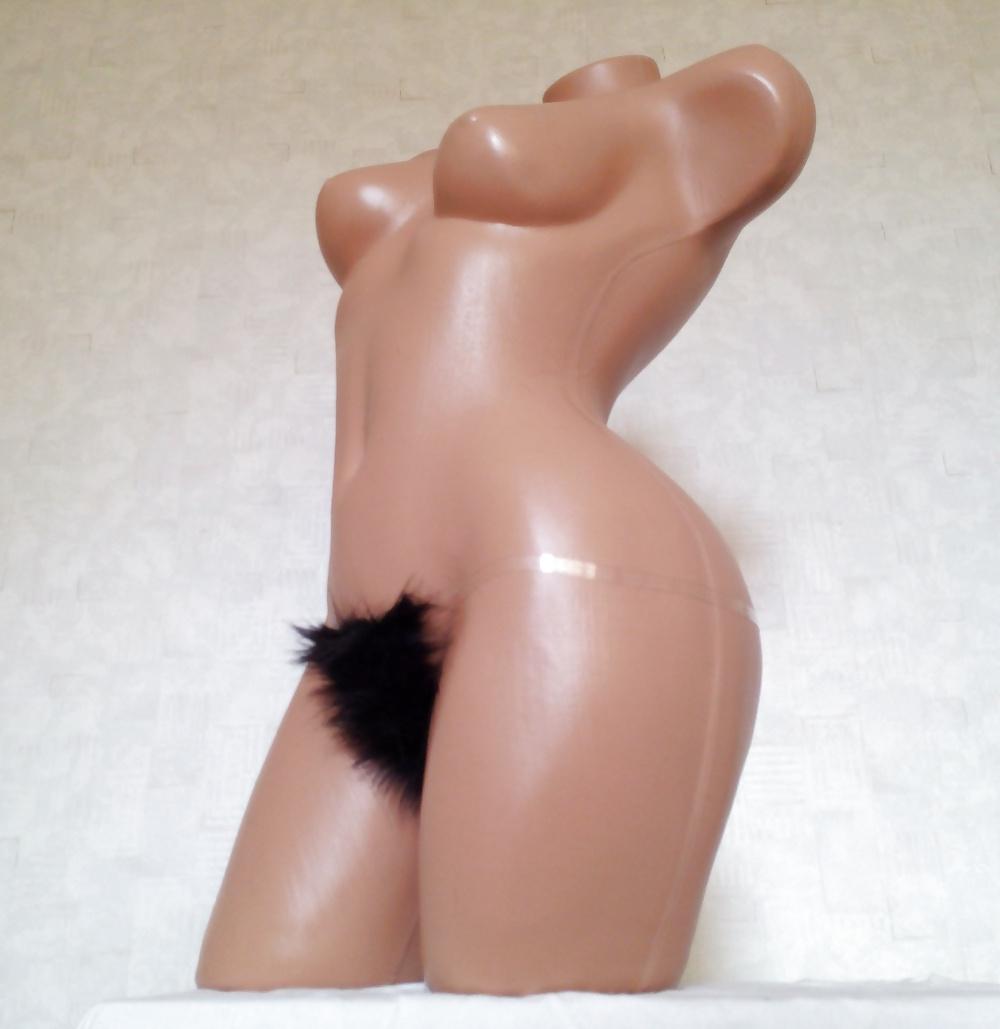 16P Hairy pussy-Wig.Panties with hole.