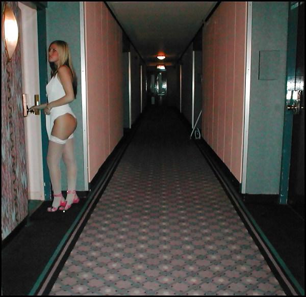25P Leggy blonde with perky tits