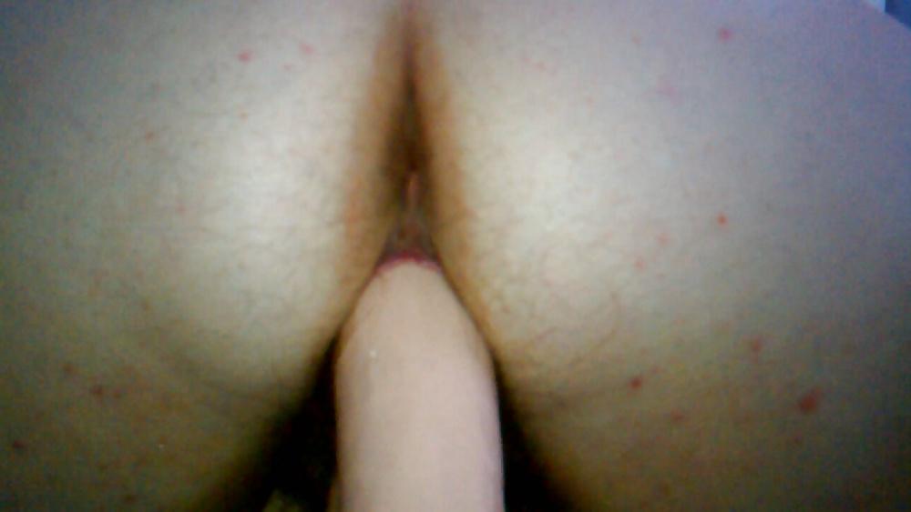 9P Hairy BBW Big Ass fucked huge dildo 2