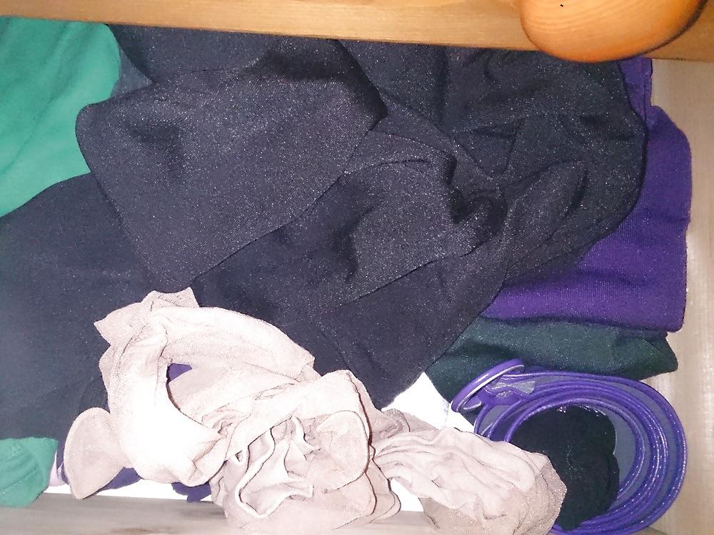 19P Having fun with my sister's friend bra panties pantyhose