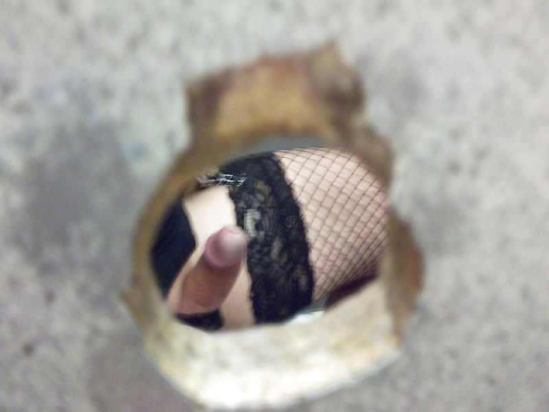 18P Sissy Glory hole adult theater slut #1